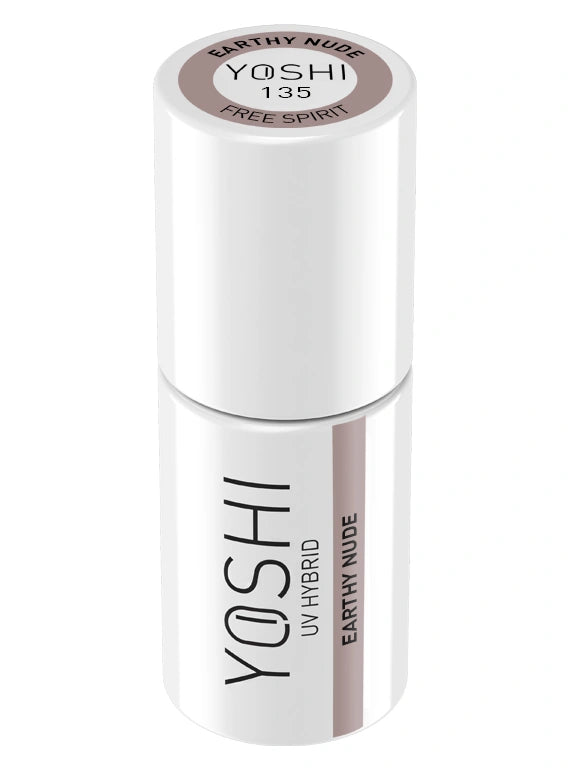 Yoshi - Lakier Hybrydowy 135 Earthy Nude 6ml