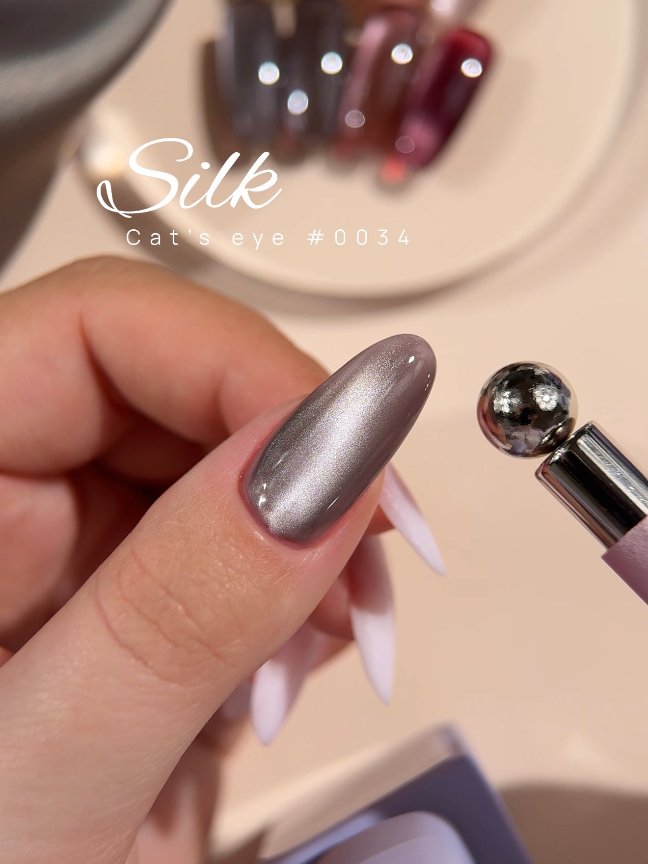 DNKa Color Gel Polish Cat Eye Lakier Hybrydowy #0034 Silk 12ml