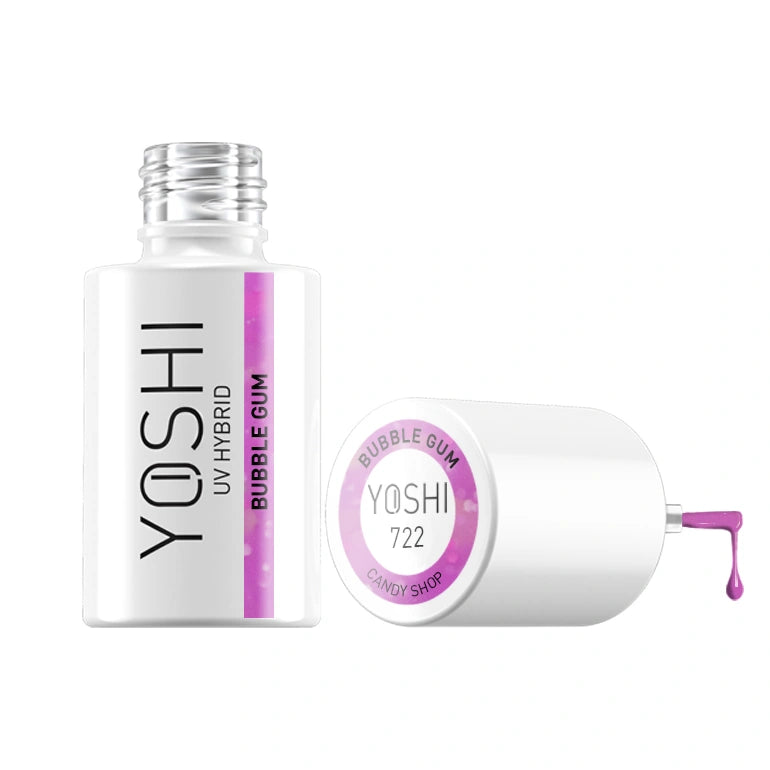 Yoshi - Lakier Hybrydowy 722 Bubble Gum 6ml