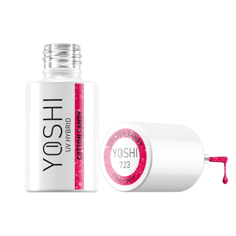 Yoshi - Lakier Hybrydowy 723 Cotton Candy 6ml