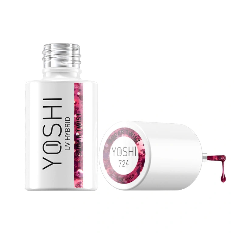 Yoshi - Lakier Hybrydowy 724 Sugar Twist 6ml