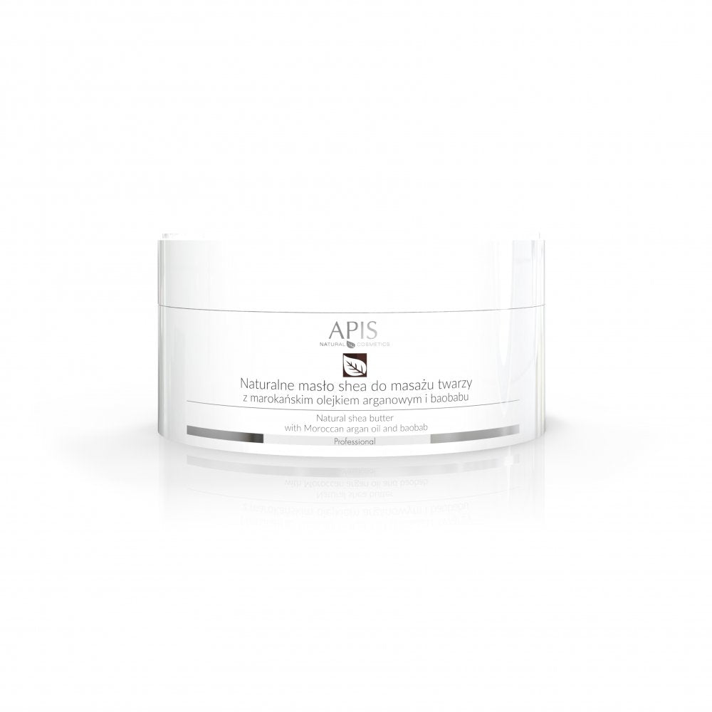 APIS Professional APIS Naturalne Masło Shea Z Olejkiem Argan. Do Masażu Twarzy 100g