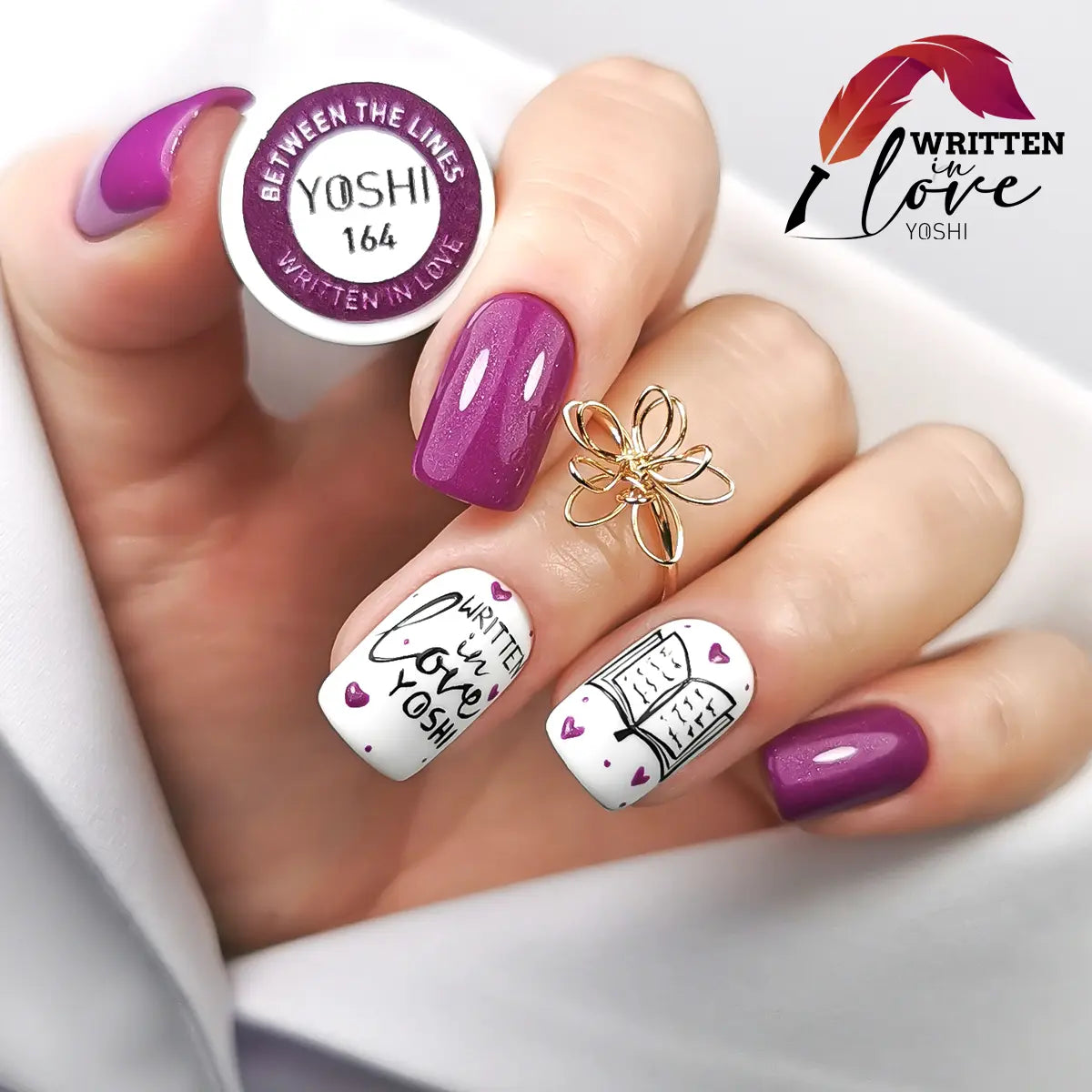 Yoshi - Lakier Hybrydowy 164 Between The Lines 6 ml