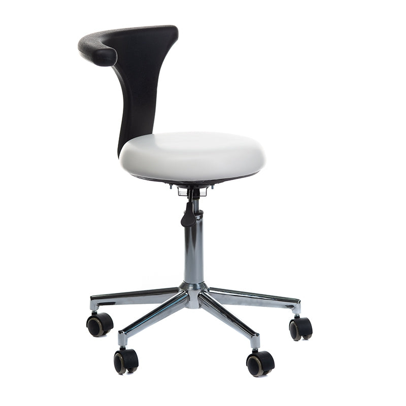 Taboret Medyczny z Podłokietnikiem BD-Y915 Biały