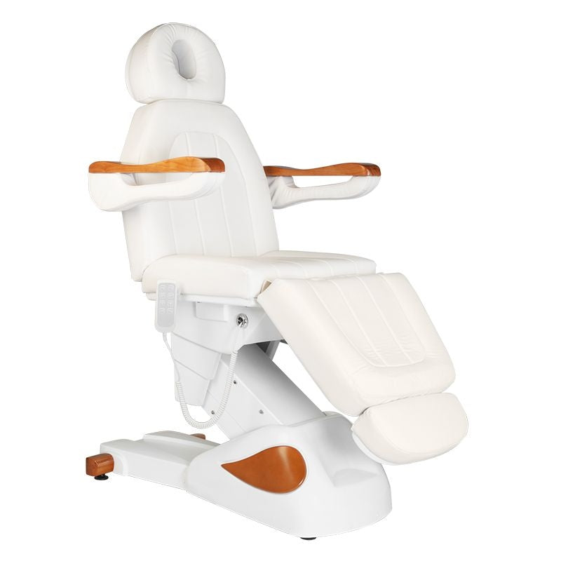 Fotel Kosmetyczny Elektr. 2323 4 Siln. Ivory/Buk