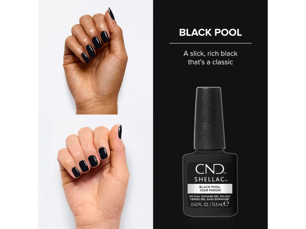 CND Shellac Black Pool 0.42 oz 12,5 Ml