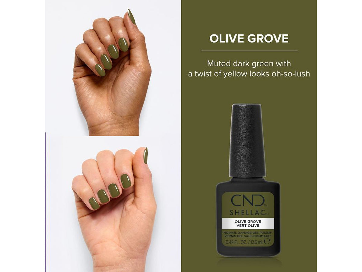 CND Shellac Olive Grove 0.42 oz 12,5 Ml