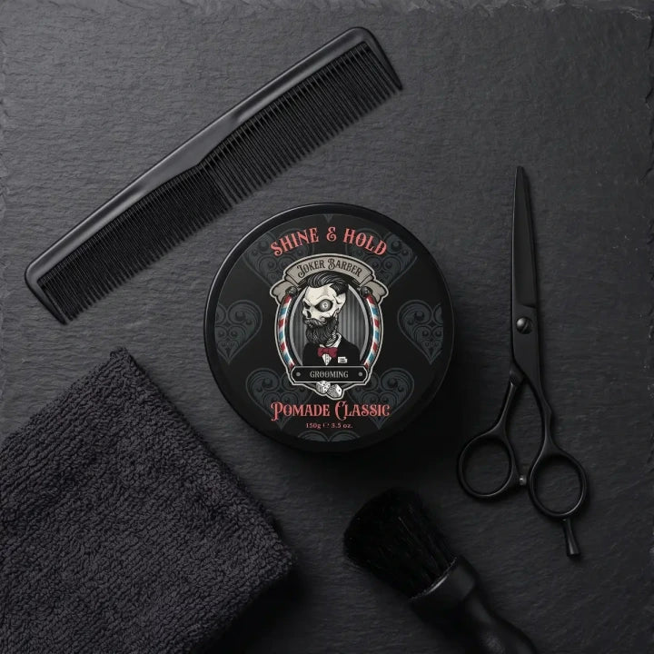 Joker Barber Classic Pomade mocna pomada do włosów z połyskiem 150 ml