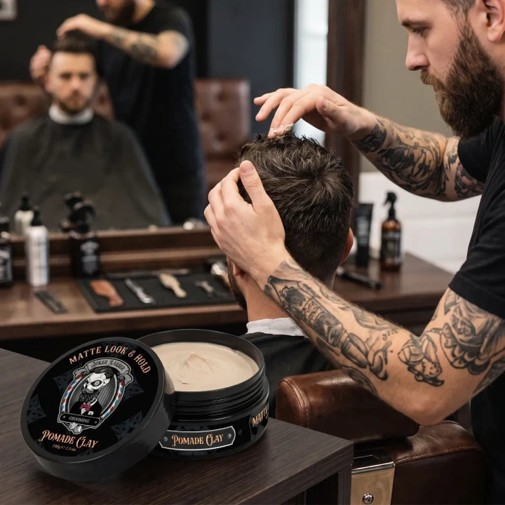 Joker Barber Pomade Clay mocna matowa pomada z glinką do włosów 150 ml