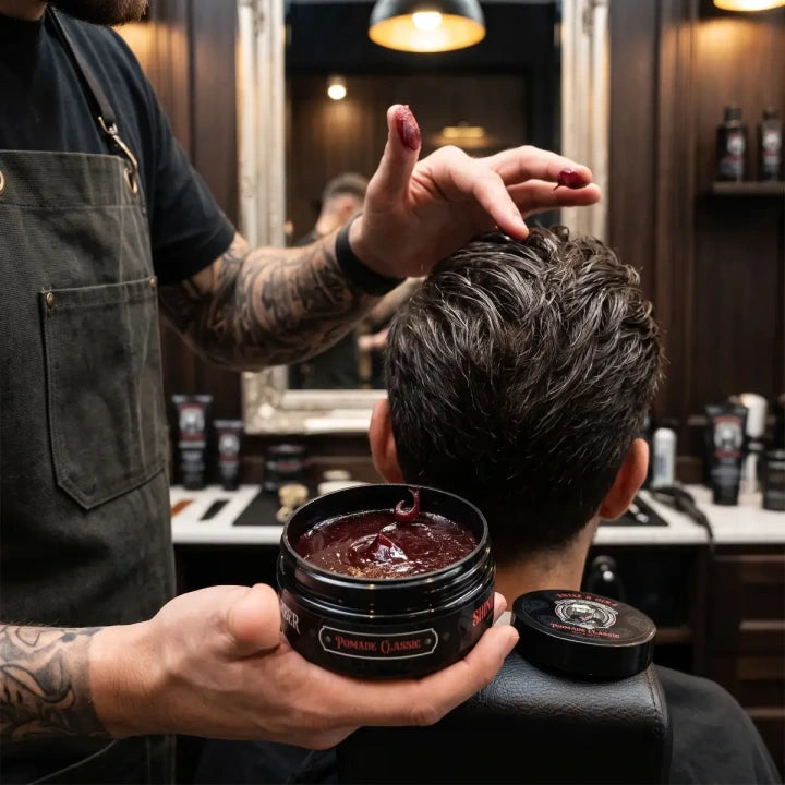 Joker Barber Classic Pomade mocna pomada do włosów z połyskiem 150 ml