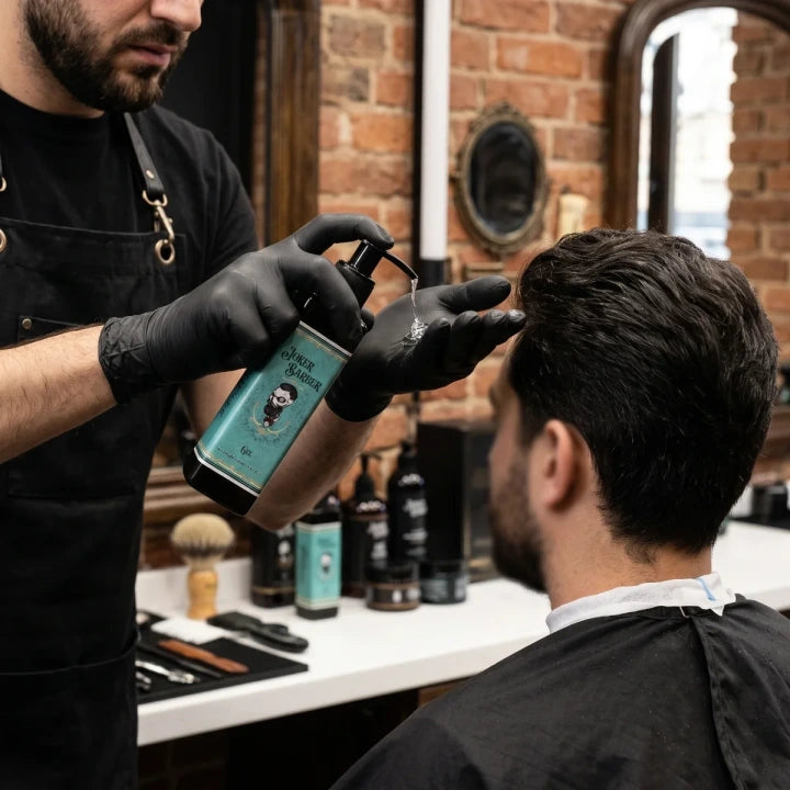 Joker Barber Hard Gel mocny żel do stylizacji włosów z połyskiem 150 ml