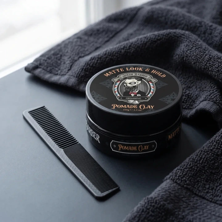 Joker Barber Pomade Clay mocna matowa pomada z glinką do włosów 150 ml
