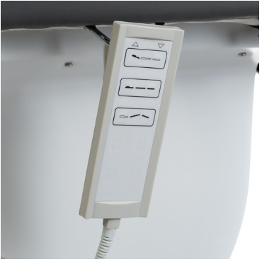 Elektryczny fotel kosmetyczny Bologna BG-228 szary