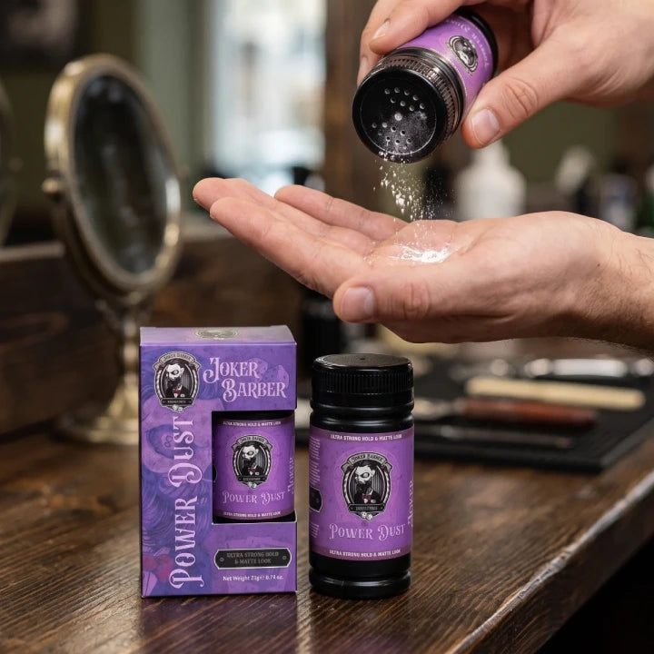 Joker Barber Powder Dust bardzo mocny matowy puder do włosów 21 g