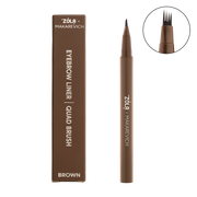 ZOLA x Makarevich Eyebrow Liner Brown eyeliner do brwi z aplikatorem Quad