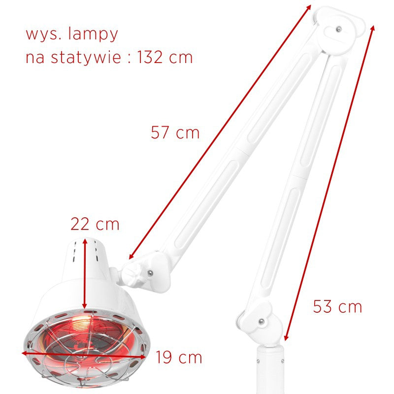 LAMPA SOLUX INFRARED NA STATYWIE 6102