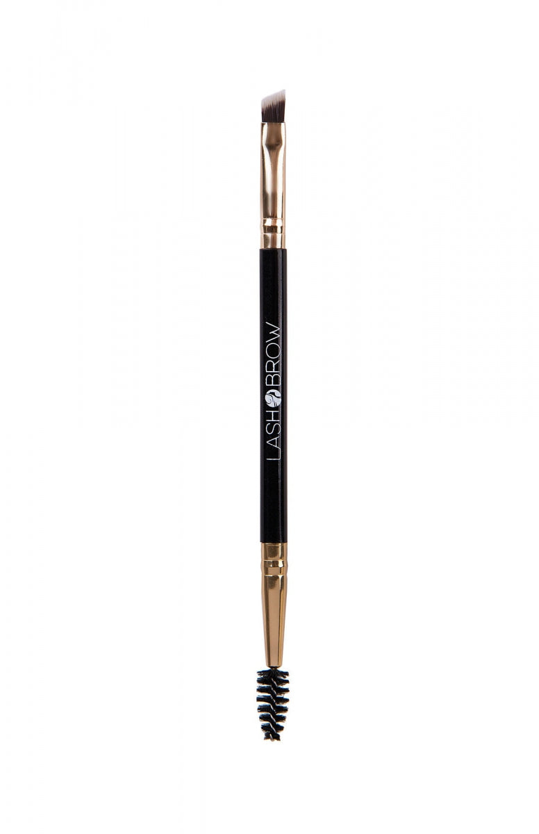 Lash Brow Pędzelek do brwi ze szczoteczką GOLD do pomady, henny, mydła