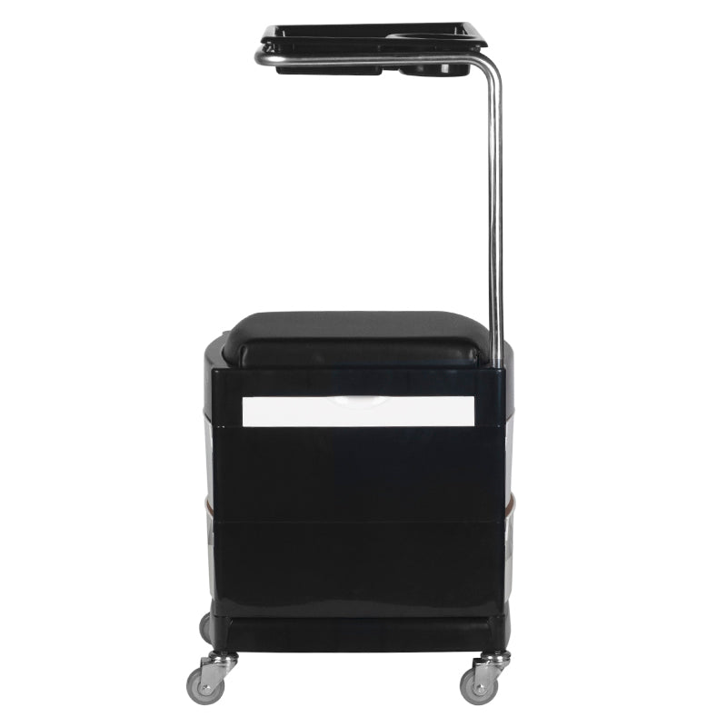 Pomocnik - Taboret Do Pedicure 16 Plus Black/White
