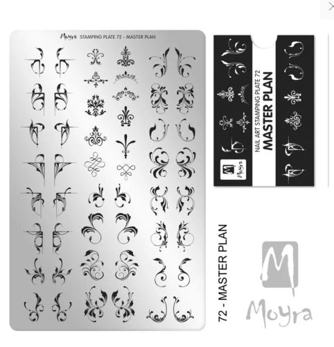 Moyra Komplet Szablon + Płytka 072 Master Plan