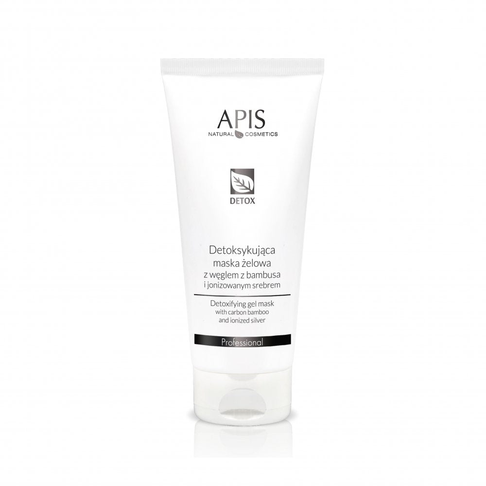 APIS Professional Apis Detox Detoksykująca Maska Żelowa z Węglem z Bambusa i Jonizowanym Srebrem, 200ml