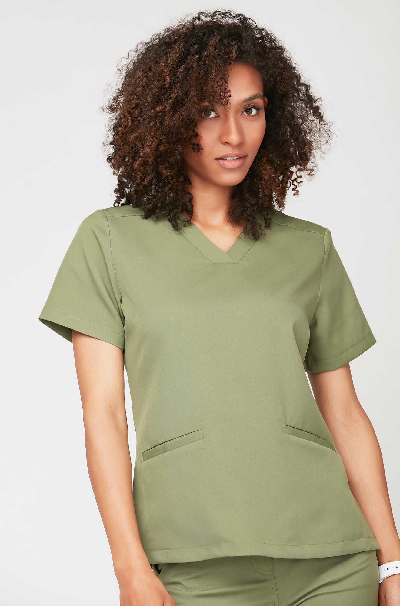 Bluza Medyczna Emily Oliwkowa