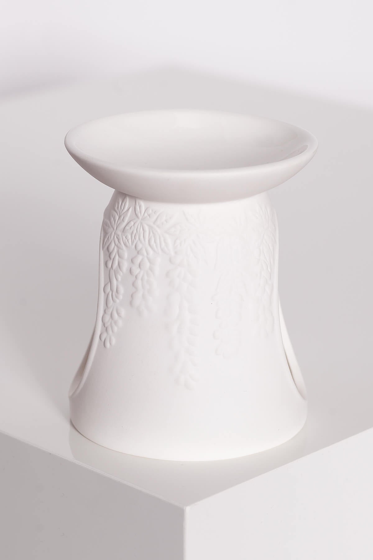Kominek Do Wosków Zapachowych Hue White Floral - Paprotka