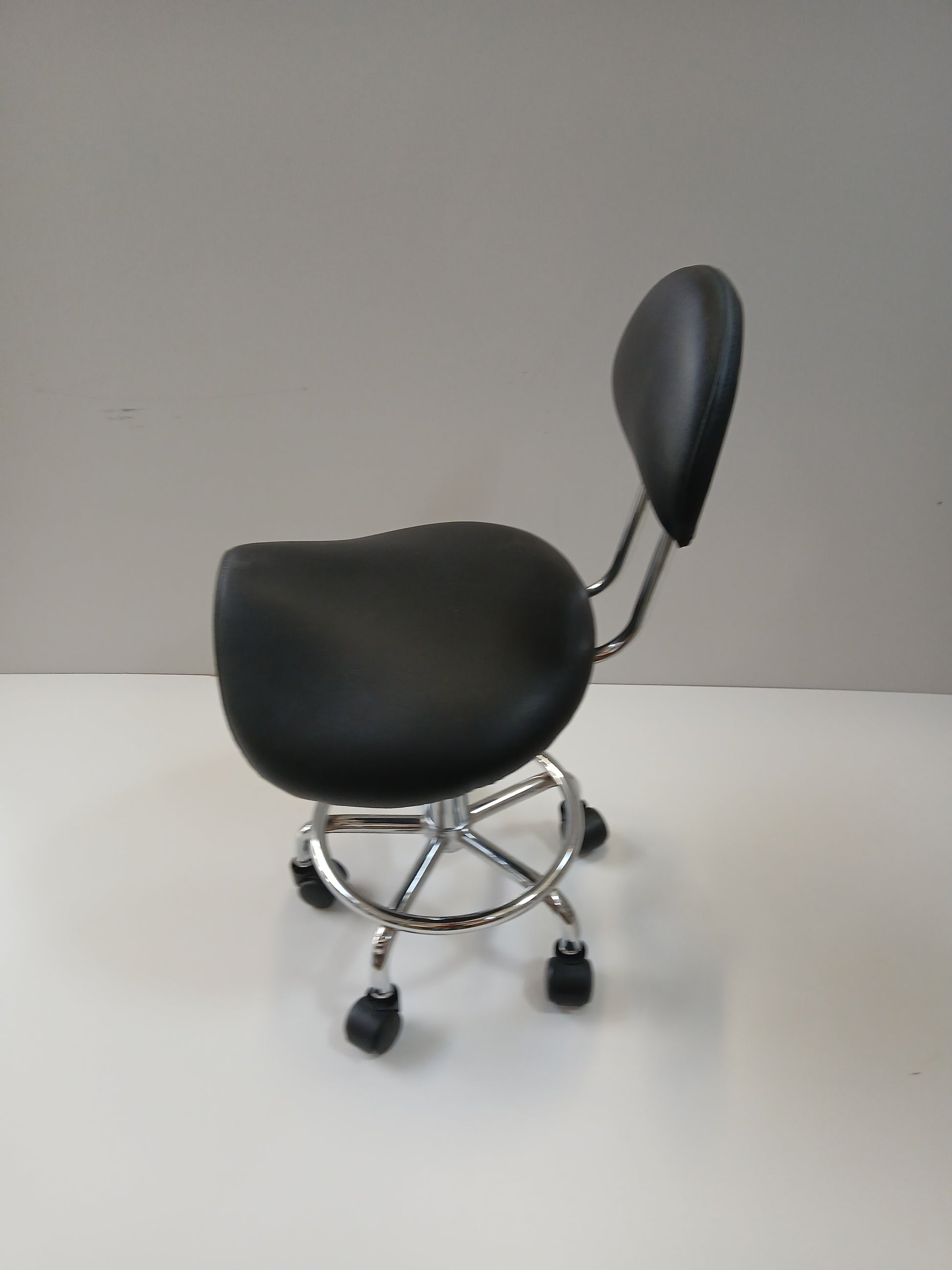 Taboret Kosmetyczny 6001 Czarny Outlet