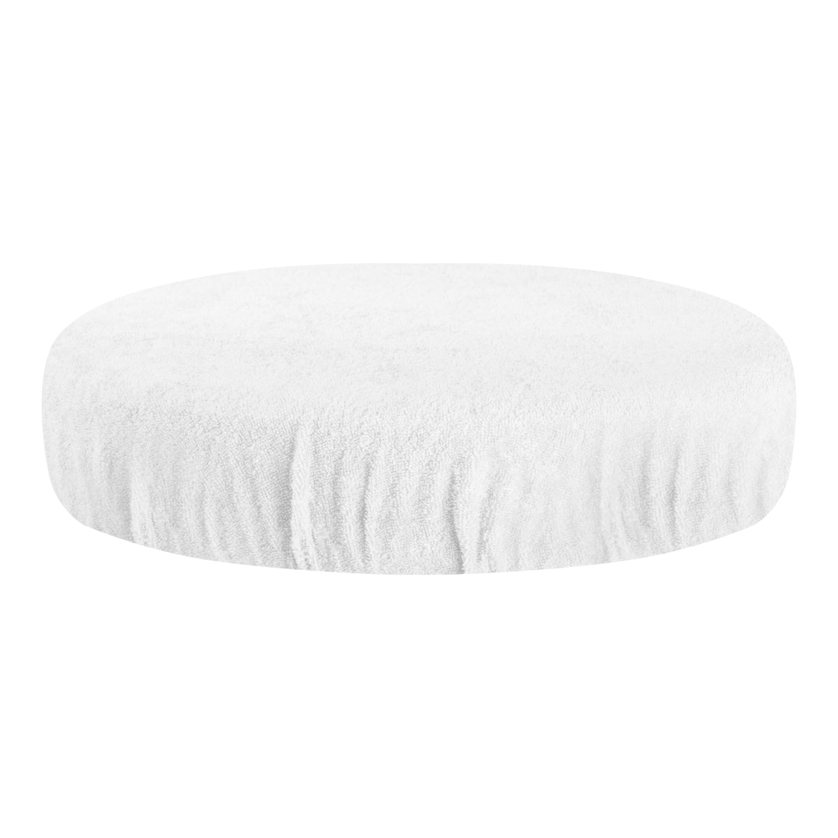POKROWIEC FROTTE NA TABORET BIAŁY nr 1