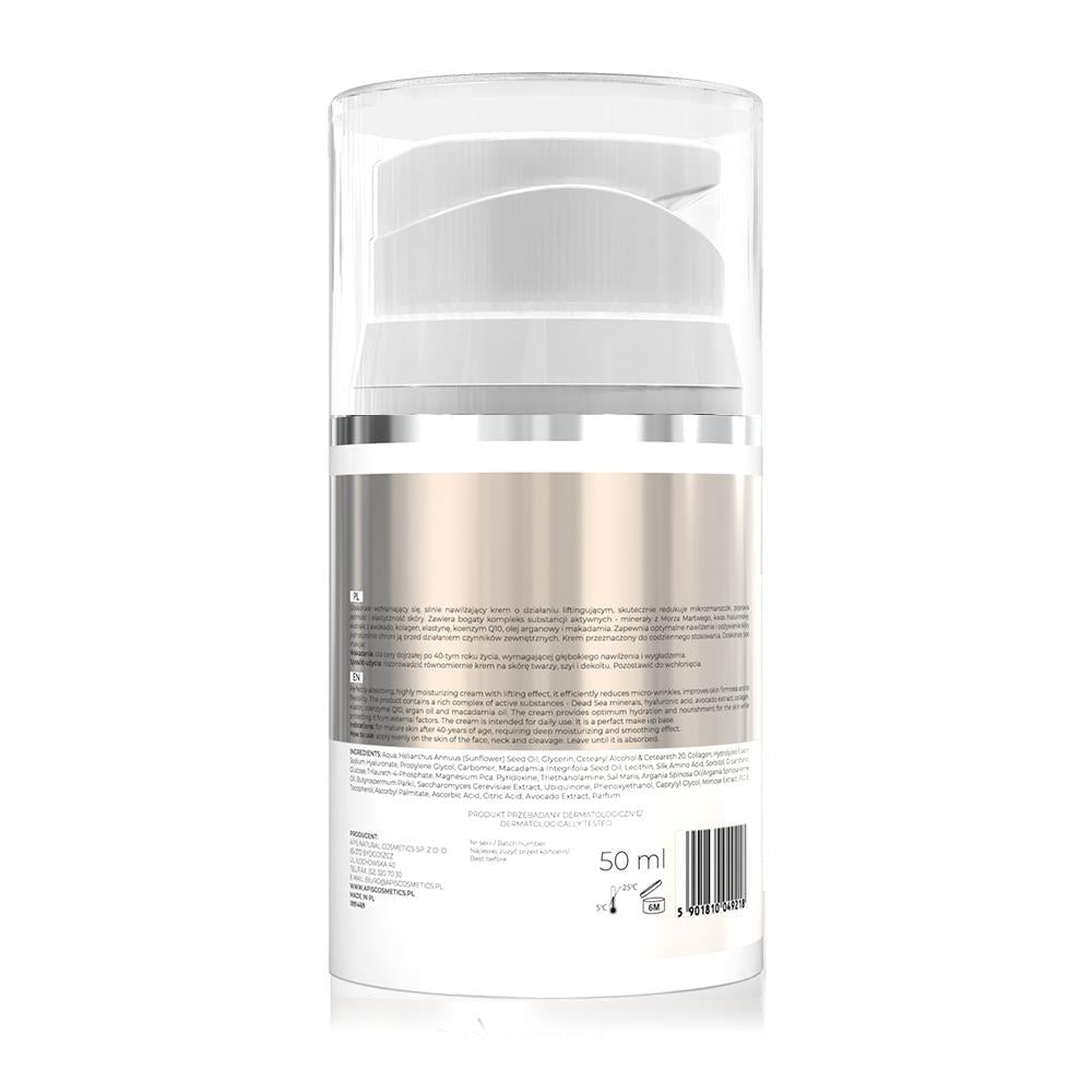 APIS Inspiration, Krem do twarzy nawilżająco-liftingujący na dzień 40+, 50 ml