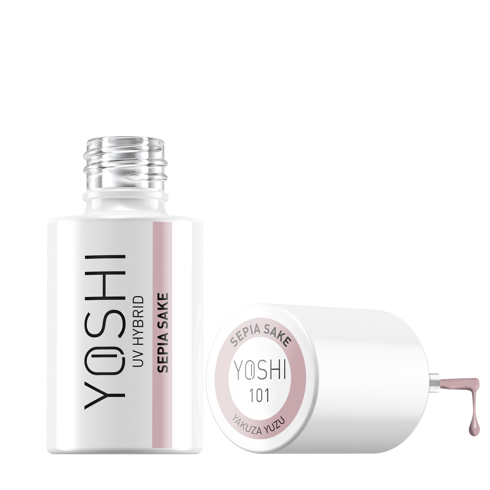 Yoshi - Lakier Hybrydowy 101 Sepia Sake 6ml