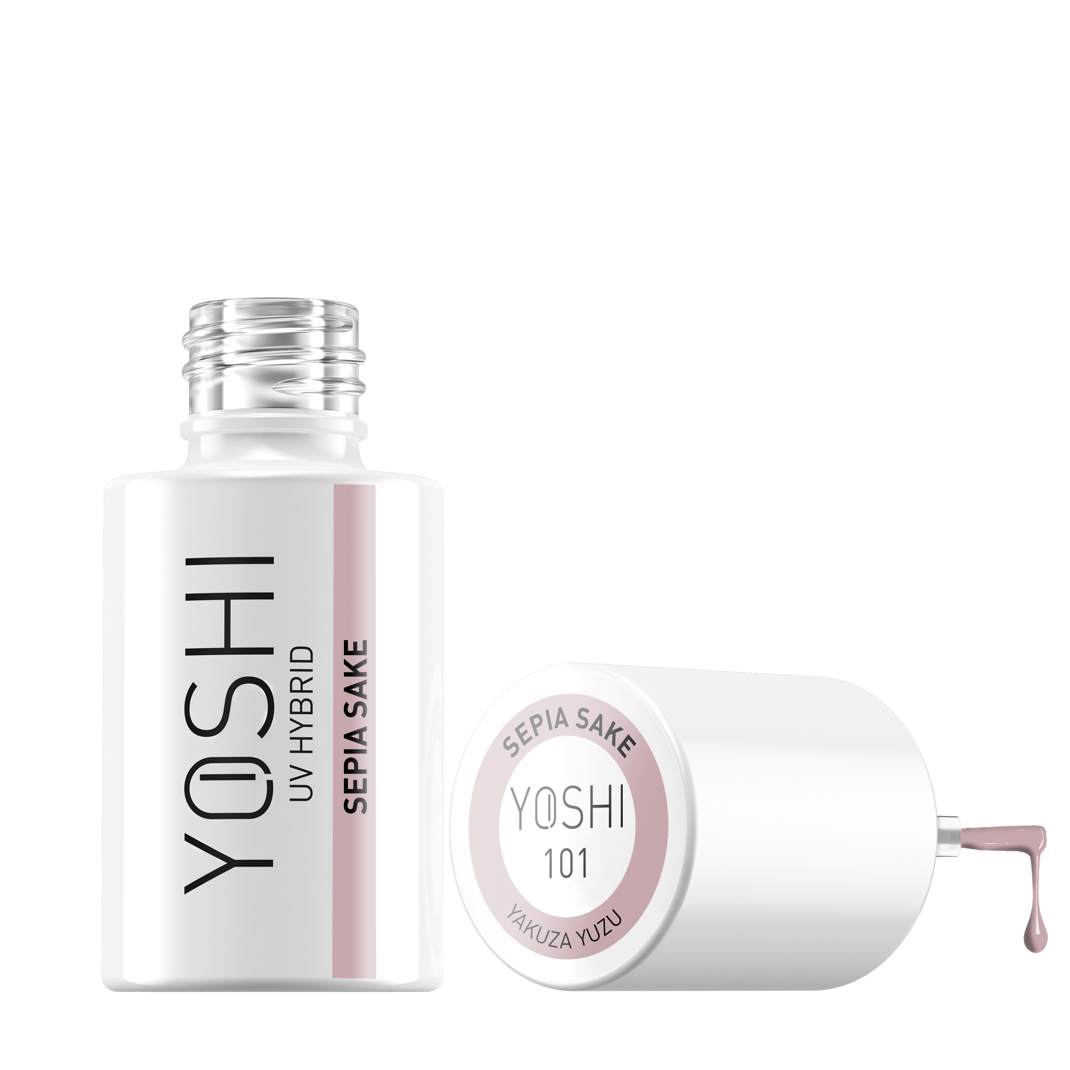 Yoshi - Lakier Hybrydowy 101 Sepia Sake 6ml