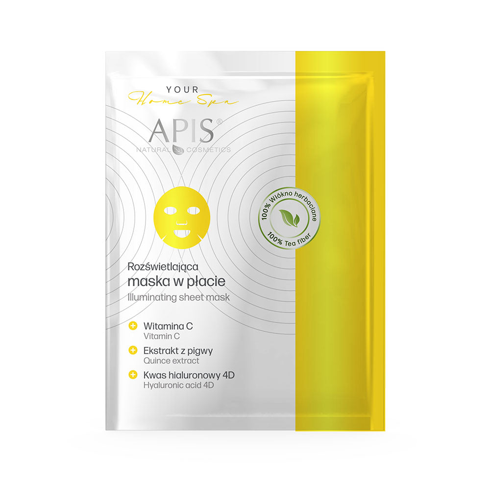 APIS Professional Apis - Rozświetlajaca Maska w Płacie 20g