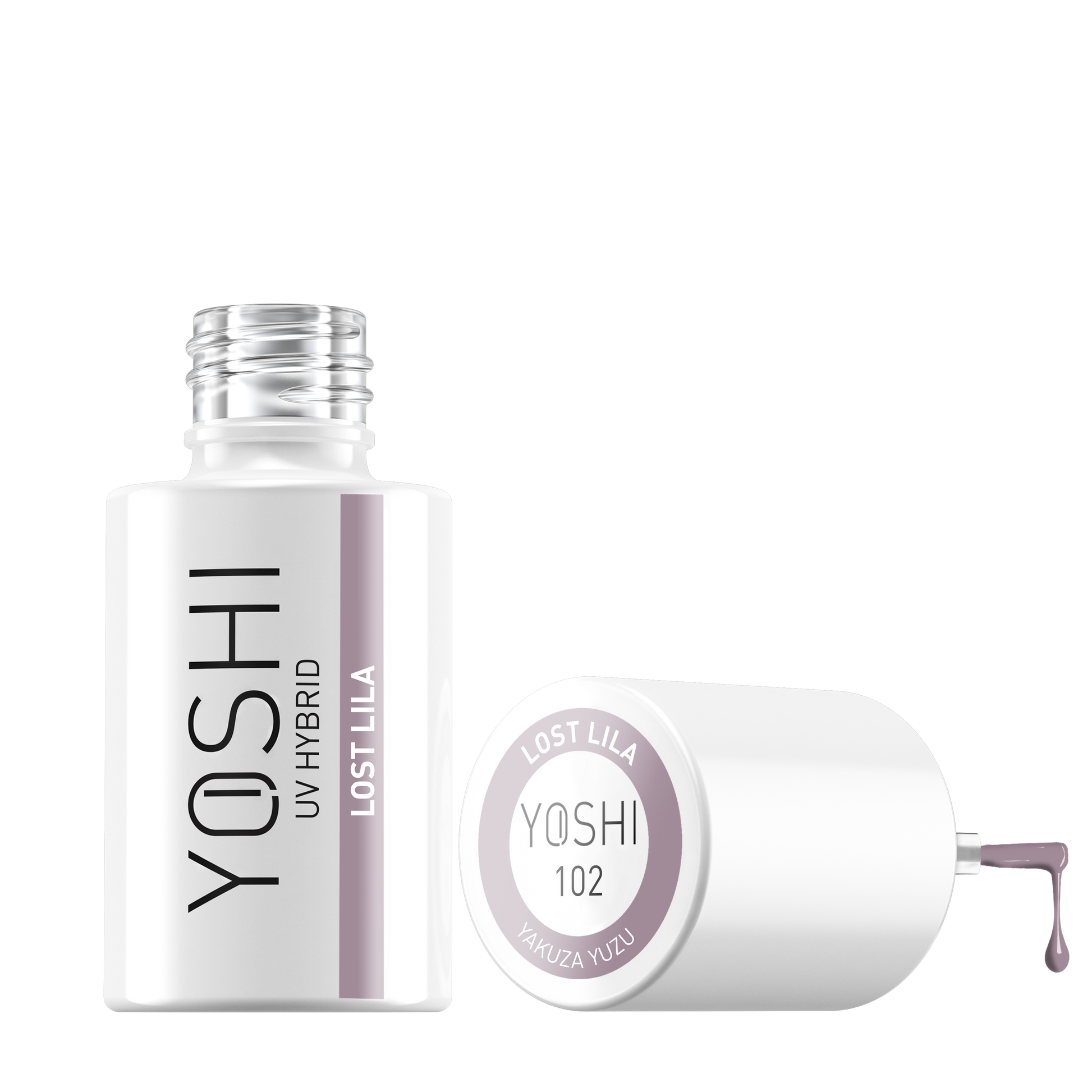 Yoshi - Lakier Hybrydowy 102 Lost Lila 6ml