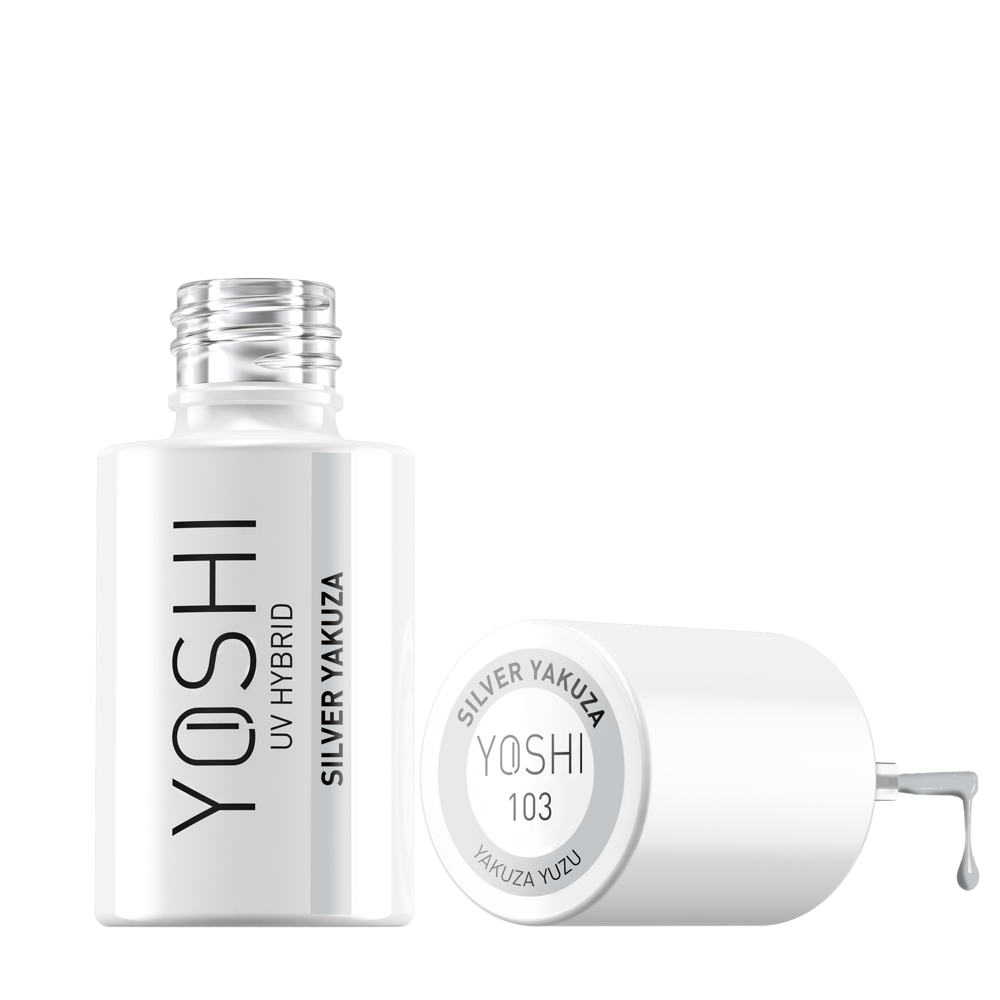 Yoshi - Lakier Hybrydowy 103 Silver Yakuza 6ml
