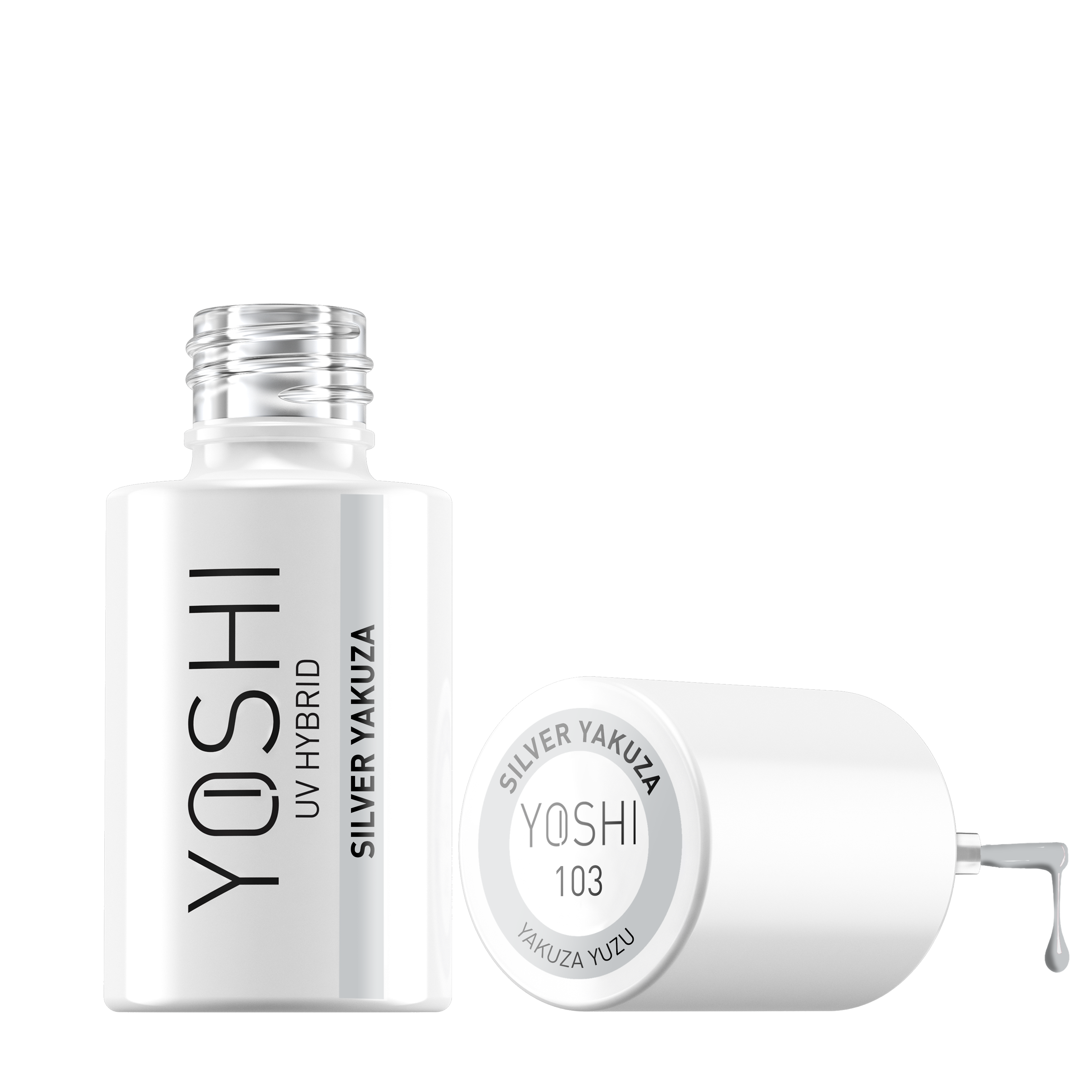 Yoshi - Lakier Hybrydowy 103 Silver Yakuza 6ml