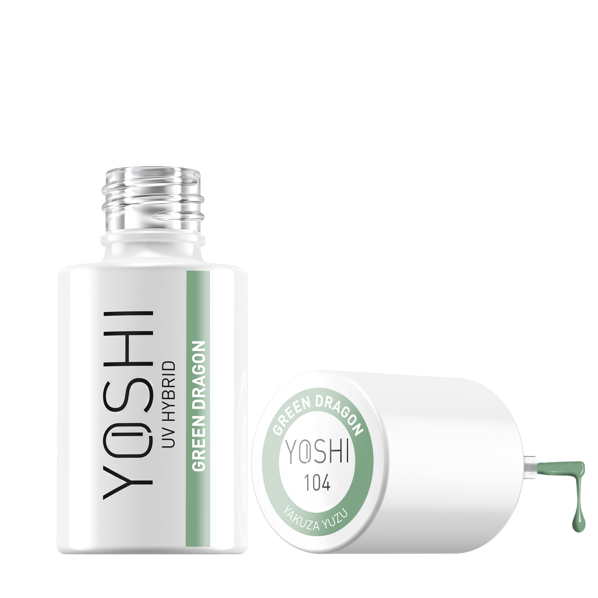 Yoshi - Lakier Hybrydowy 104 Green Dragon 6ml