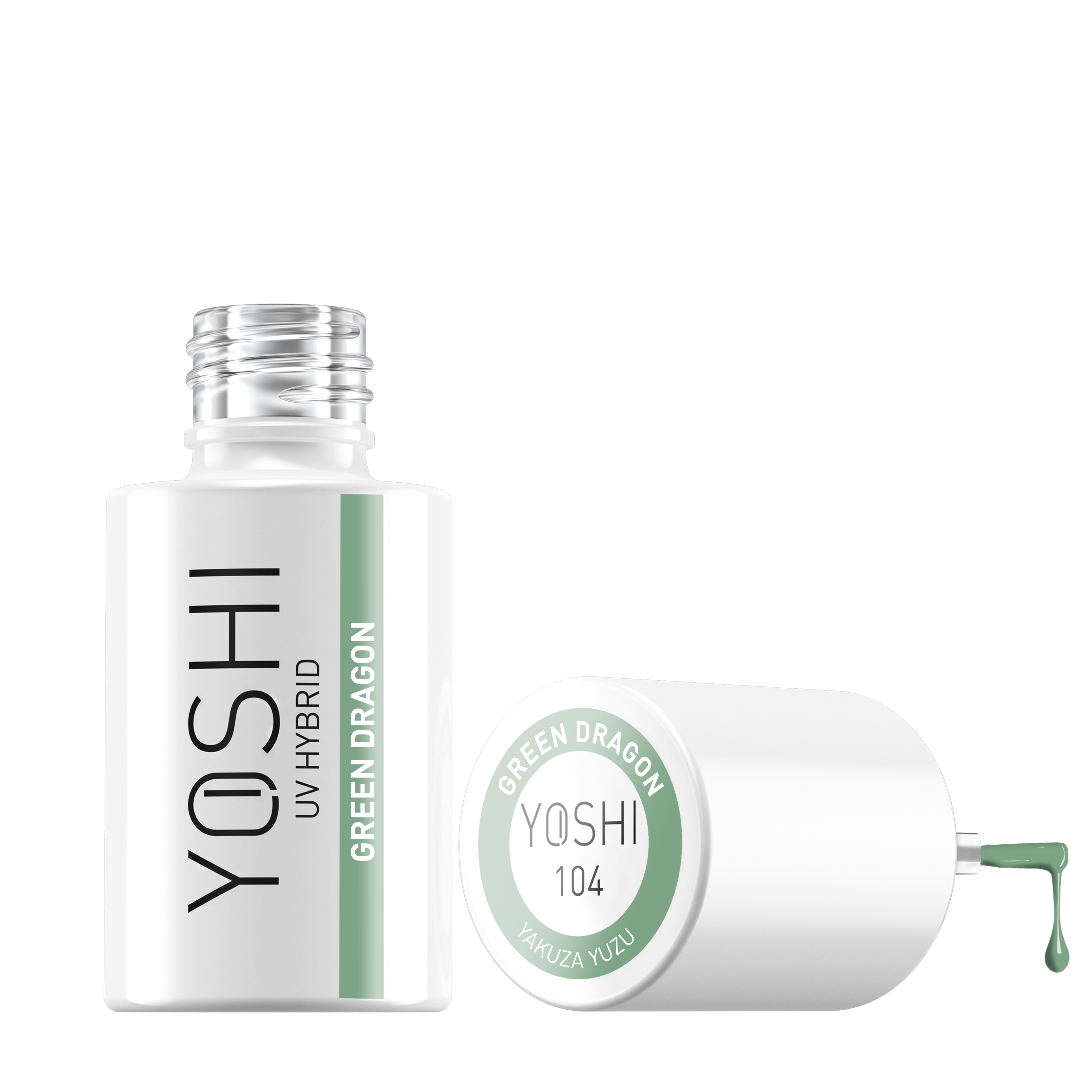 Yoshi - Lakier Hybrydowy 104 Green Dragon 6ml