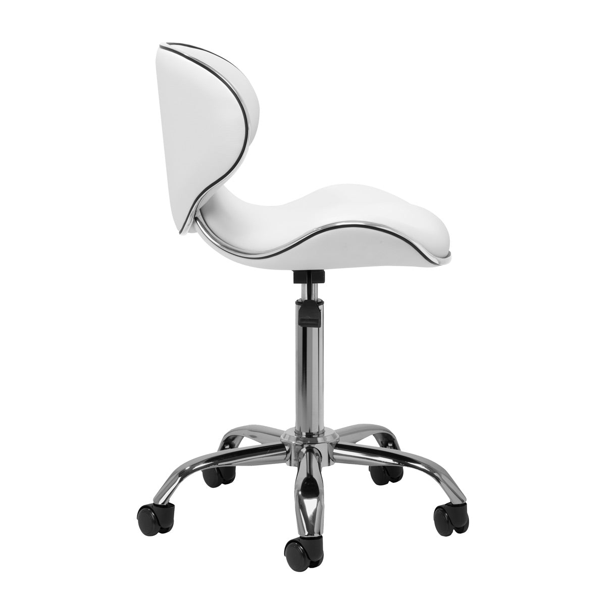 Gabbiano taboret kosmetyczny Q-4599 biały