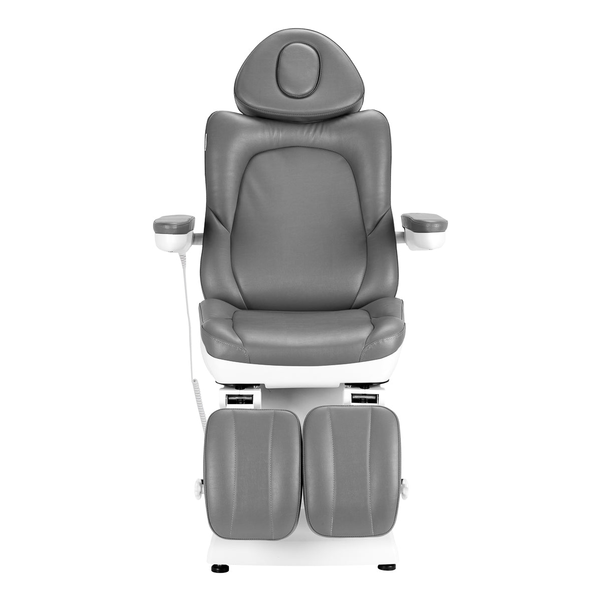 Fotel kosmetyczny elektr. Azzurro 870S pedi 3 siln. szary
