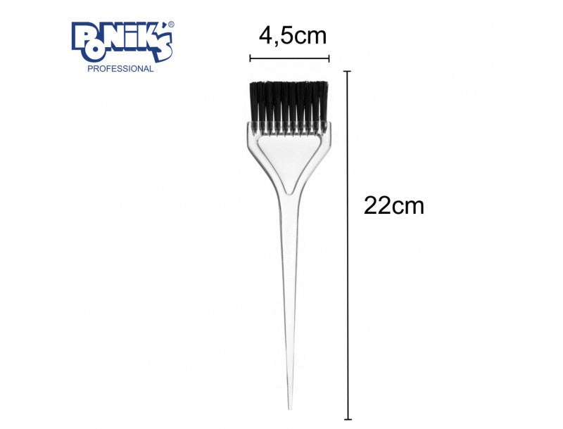 Pędzelek do Farbowania Włosów Przeźroczysty 4,5cm