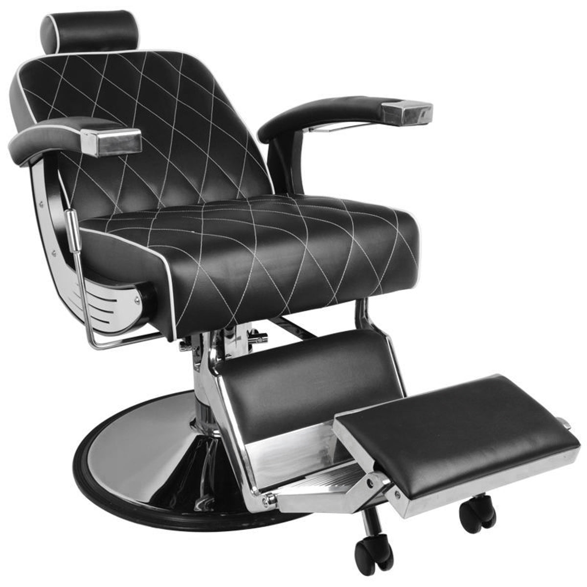 Gabbiano Fotel Barberski Imperial Czarny