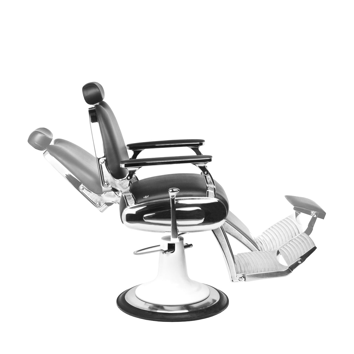Gabbiano fotel barberski Moto Style czarny