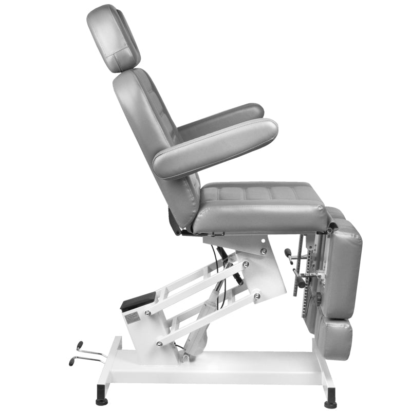 Fotel Kosmetyczny Elektr. Azzurro 706 Pedi  1 Siln. Szary