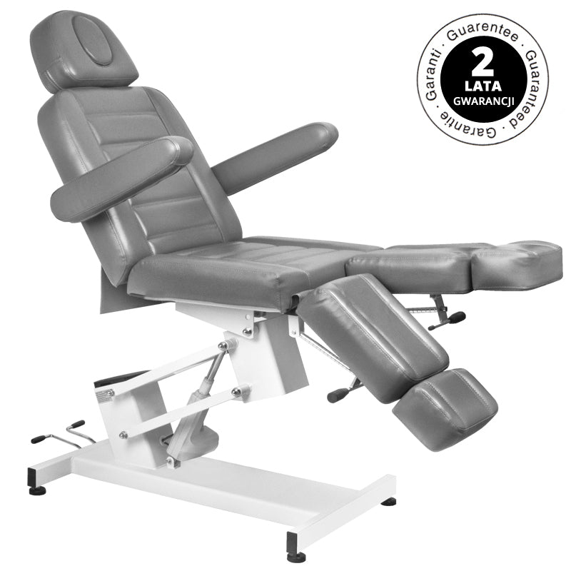 Fotel Kosmetyczny Elektr. Azzurro 706 Pedi  1 Siln. Szary