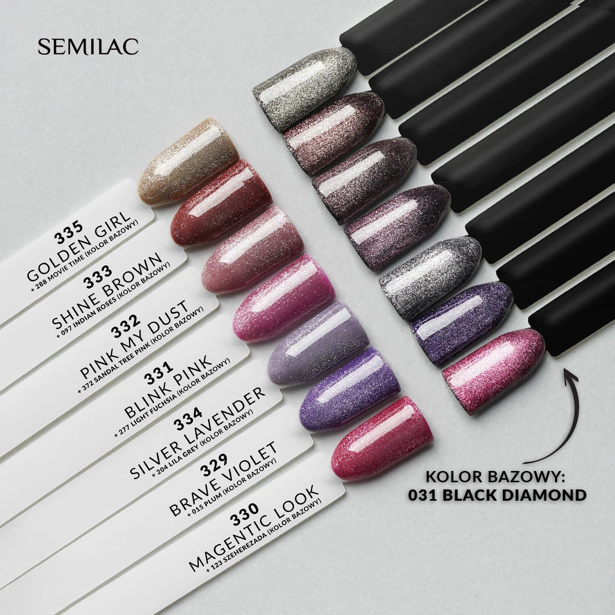  Lakier Hybrydowy Semilac 329 Brave Violet - 7ml