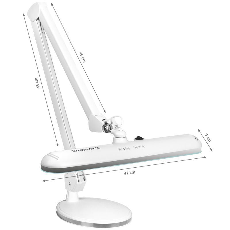 Lampa Warsztatowa Led Elegante  801-Tl Z Podstawką Reg. Natężenie I Barwa Światła