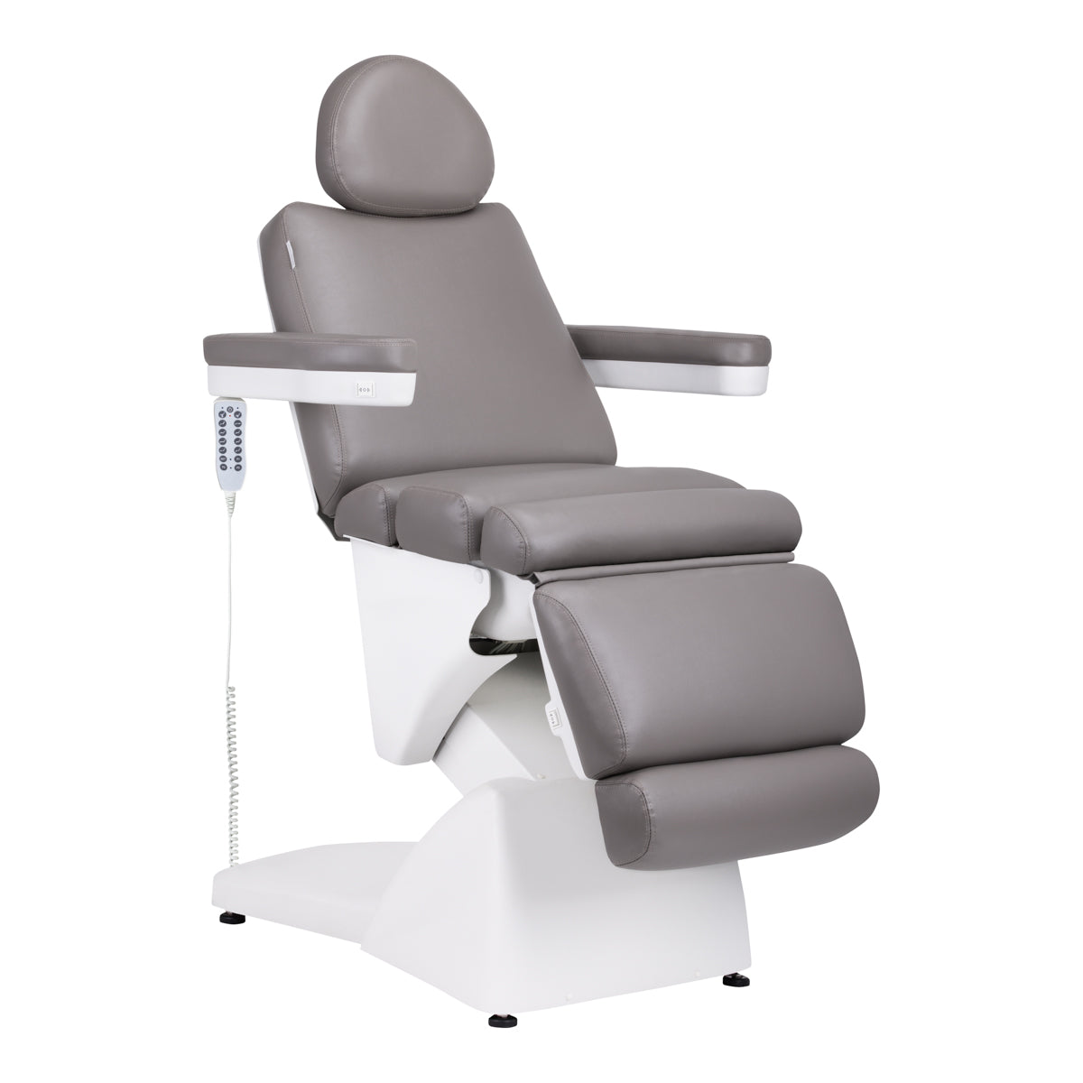 Fotel Kosmetyczny Elektr. Azzurro 878 5 Siln. Szary