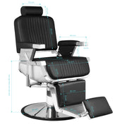 Hair System fotel barberski Royal X czarny