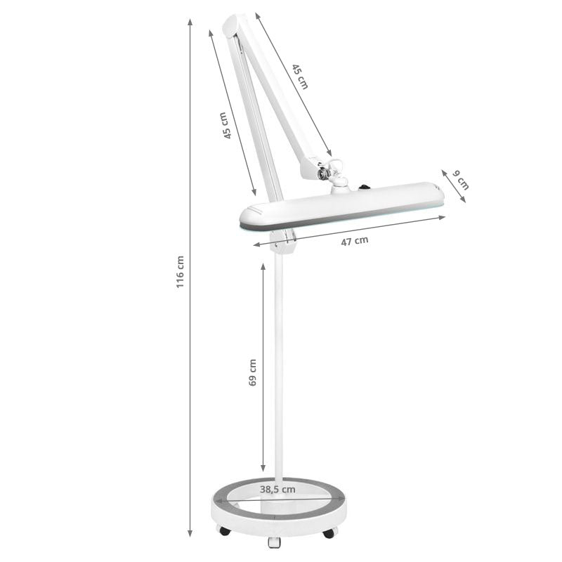 Lampa Warsztatowa Led Elegante 801-S Ze Statywem Standard
