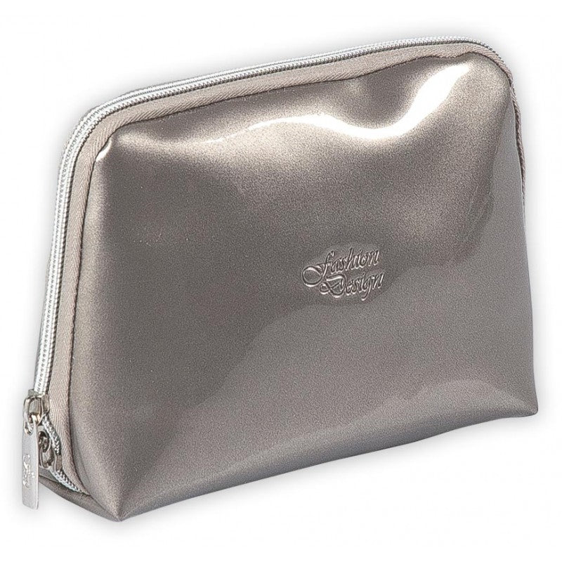 Top Choice - Kosmetyczka Metallic 18 x 14 x 6 Srebrna 97034